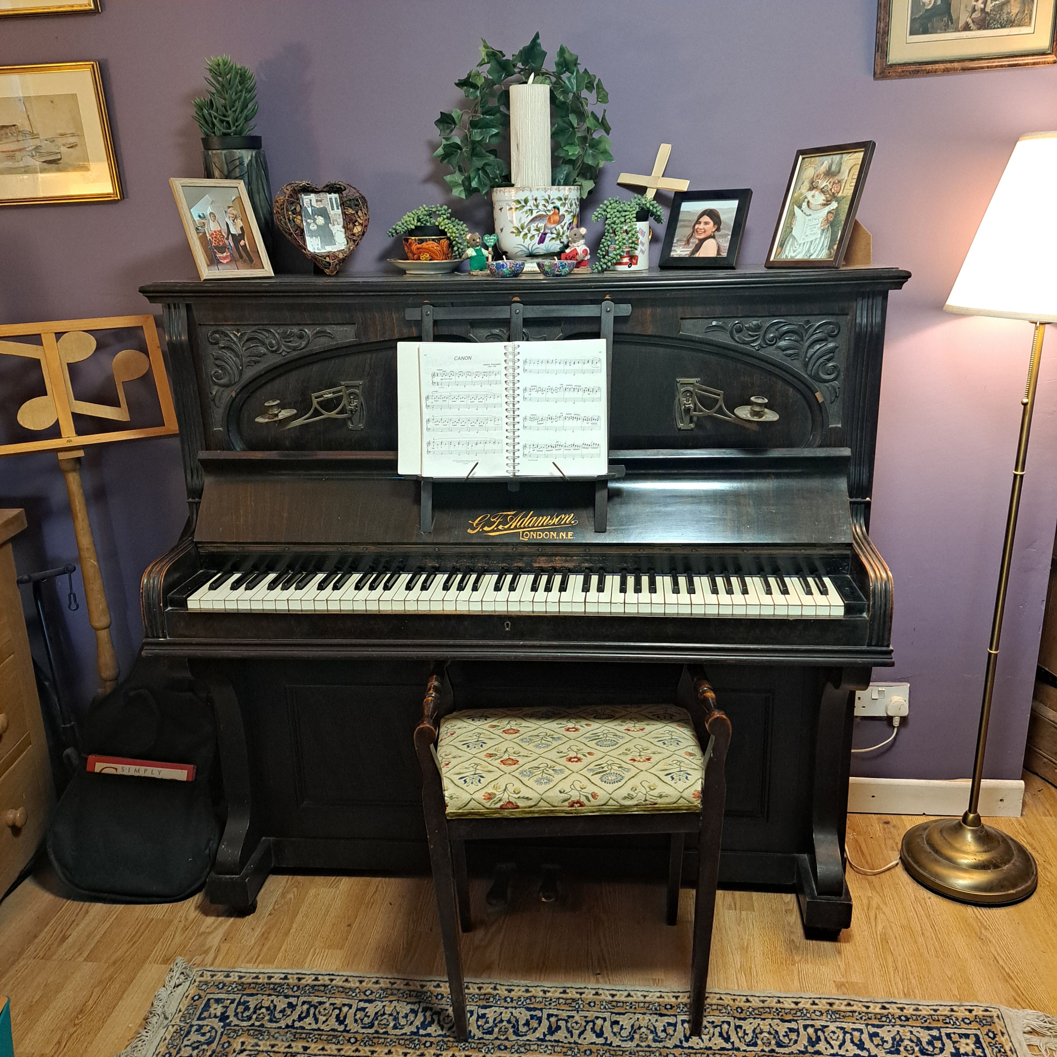 photo of my piano