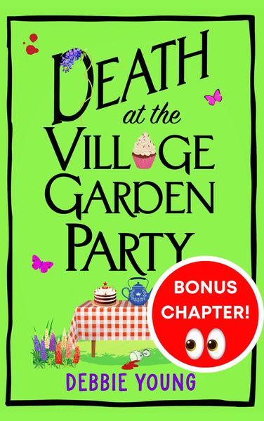 cover of Death at the Village Garden Party with sticker saying "Bonus Chapter"